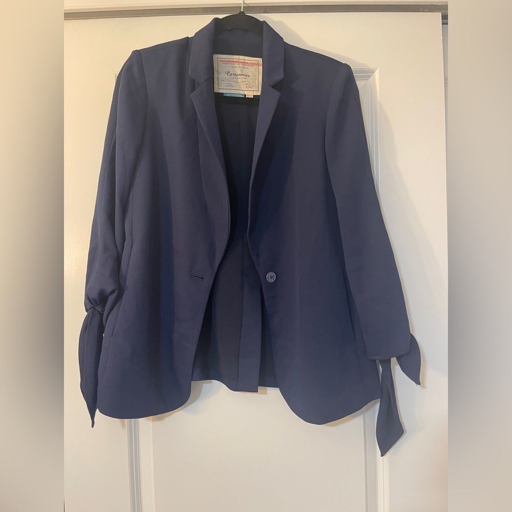 Anthropologie Women's Navy Blazer